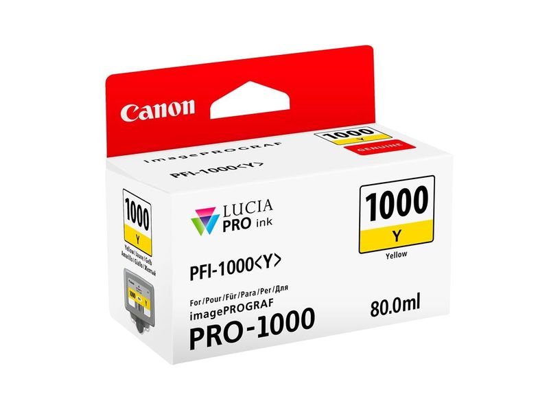 Canon PFI-1000 Yellow Ink Cartridge