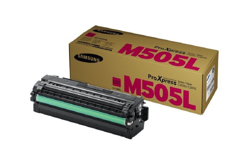 Samsung CLT-M505L Magenta Laser Toner Cartridge