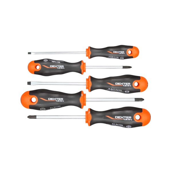 Dexter Pro Screwdriver Set PZ/SL/ - 5 Pieces