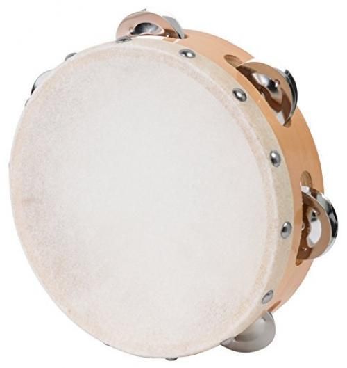 Halifax 8" Tambourine with Skin Single Row