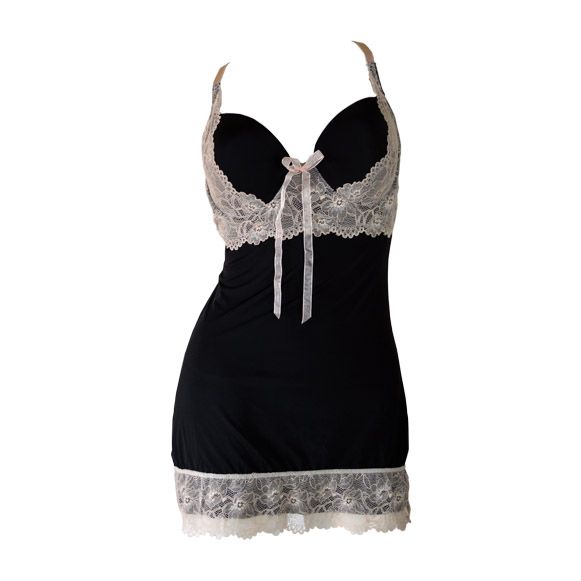Silky Lace Lingerie Sleepwear &amp; G-String