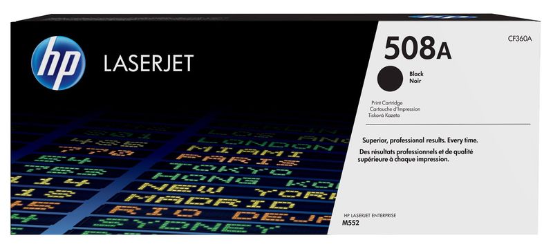 HP 508A BLACK PRINT CARTRIDGE