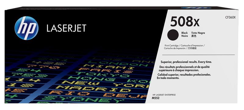 HP 508X High Yield Black LaserJet Toner Cartridge