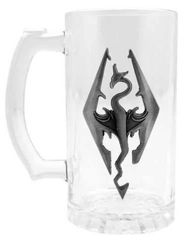 Skyrim: Dragon Symbol Stein Glass (Parallel Import)