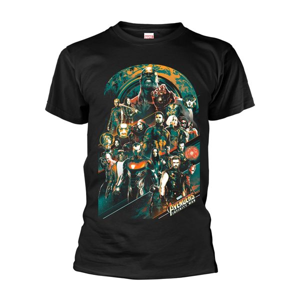 Marvel Avengers Infinity War: Team T-Shirt (Parallel Import)