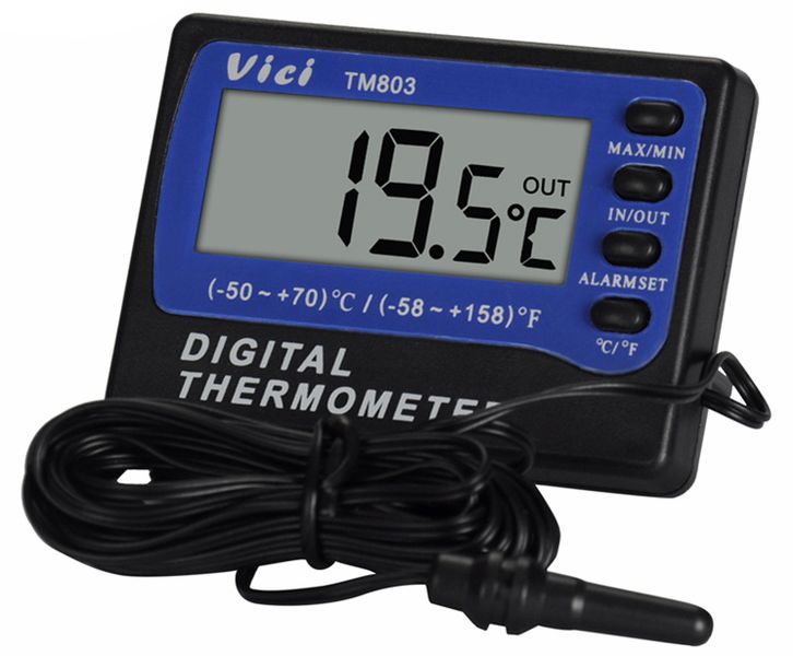 Digital Aquarium Thermometer with High/Low Alarm