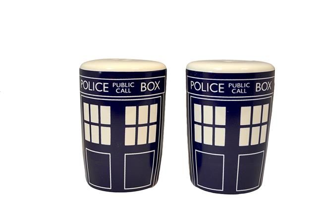 Doctor Who: Tardis Ceramic Salt &amp; Pepper Shakers (Parallel Import)