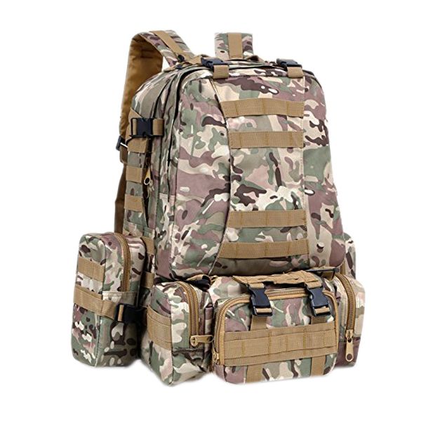 Tactical Rucksacks Military Bag - Cp Camouflage (55l)