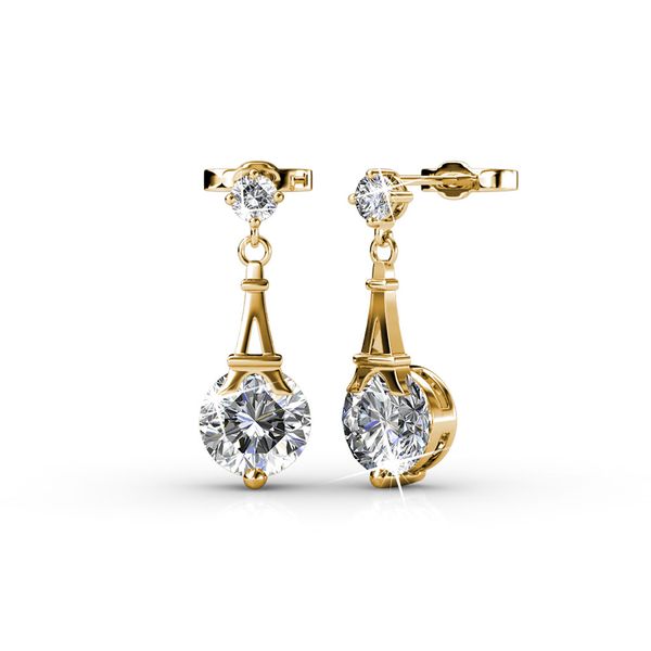Destiny Liza Earrings with Swarovski Crystals