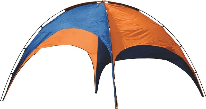 Tanga Madagascar Beach Shelter - Blue &amp; Orange