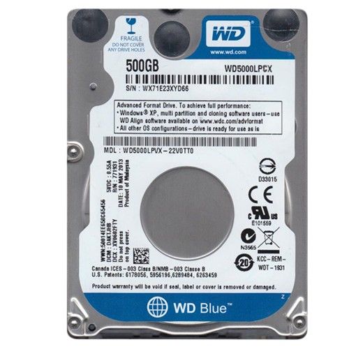 WD Blue Portable Hard drive - 500GB