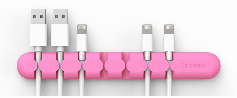 Orico Desktop Cable Management - Pink