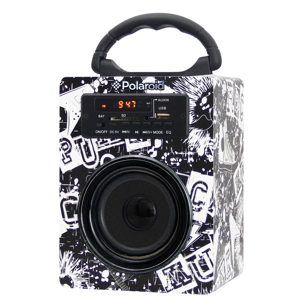 Polaroid Classic Bluetooth Speaker - Black &amp; White