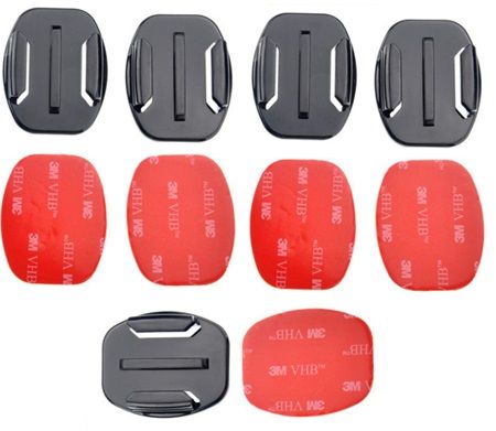Pads Sticker Flat Mounts Accessories for GoPro