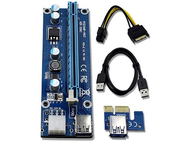 PCI-E PCI E Express 1X to 16X Riser Extender Card