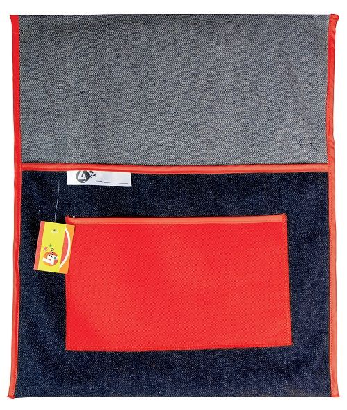 4Kids - School Chairbag Denim - 380mm With Pocket (Red)