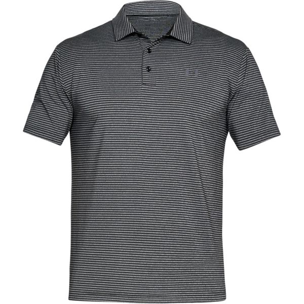 Under Armour Playoff Polo Shirt - White Stripe