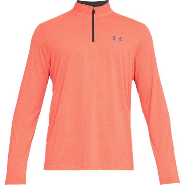 Under Armour Threadborne 1/4 Zip Top - Neon Coral