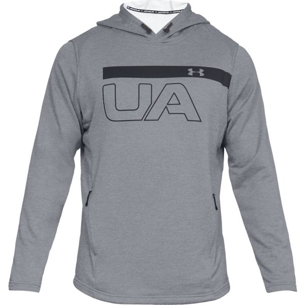 Under Armour Tech Terry PO Graphic Hoodie - Steel