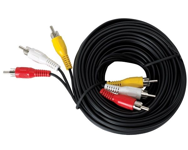 3 RCA Male to 3 RCA Male RCA Cable - 1.5m