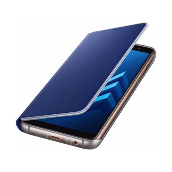 Samsung Galaxy A8 2018 Neon Flip Case - Blue