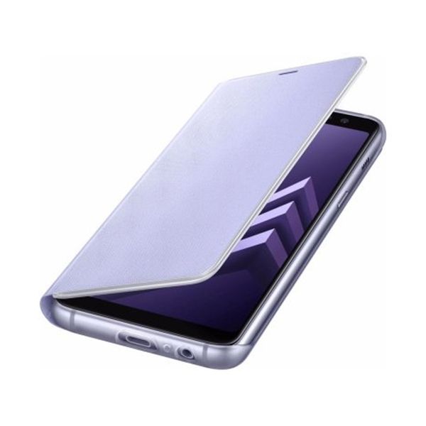 Samsung Galaxy A8 2018 Neon Flip Case - Violet