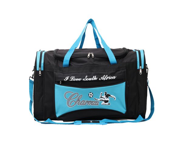 Charmza Sports Bag - Black &amp; Blue