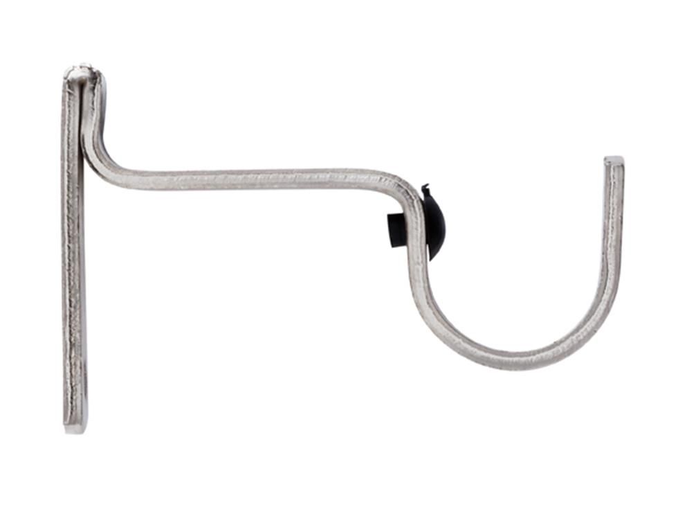 Decor Depot 25mm Steel Curtain Rod Bracket Brushed Silver Buy