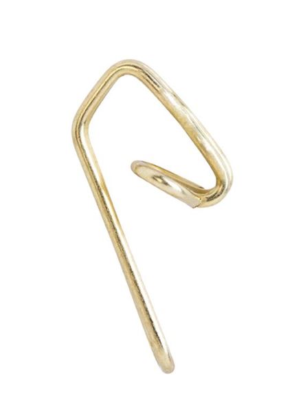 Decor Depot R7 Brass Curtain Track Hooks - Pack of 50