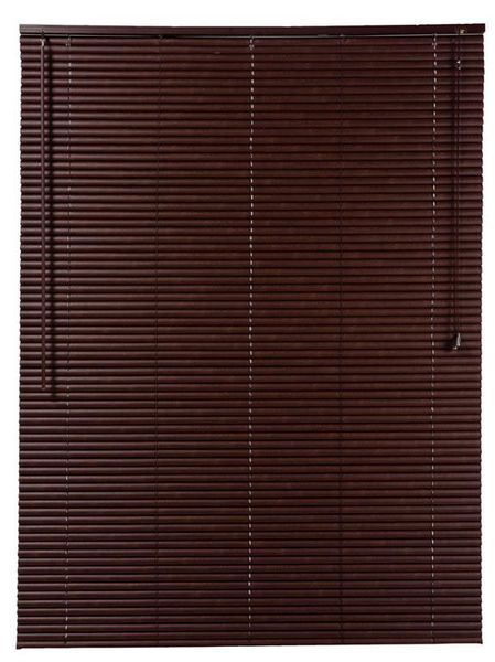 Decor Depot 25mm PVC Venetian Textured Blinds - Espresso (1600mm x 1000mm)