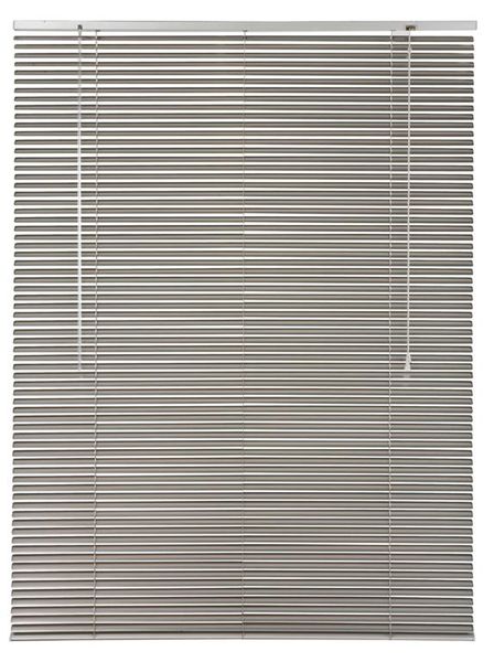 Decor Depot 25mm Aluminium Venetian Blinds - Silver (1200mm x 1600mm)