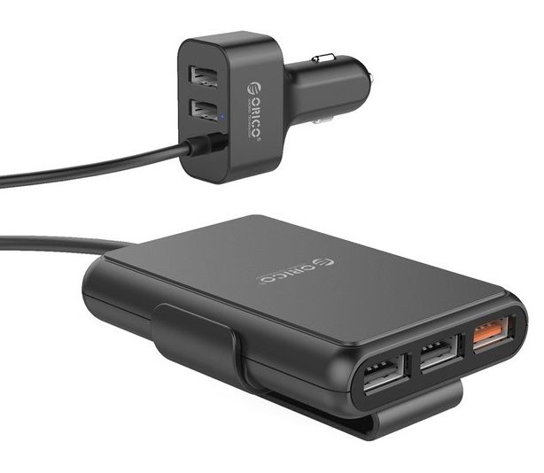 Orico 5 Ports USB Car Charger - 1.8M
