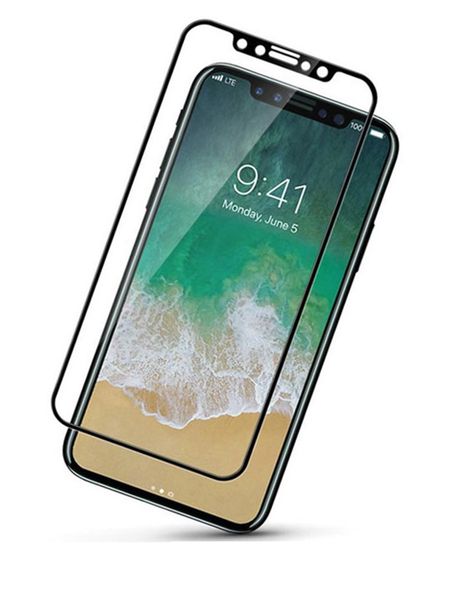 5D Curved Tempered Glass Screen for Apple iPhone 10 &amp; X