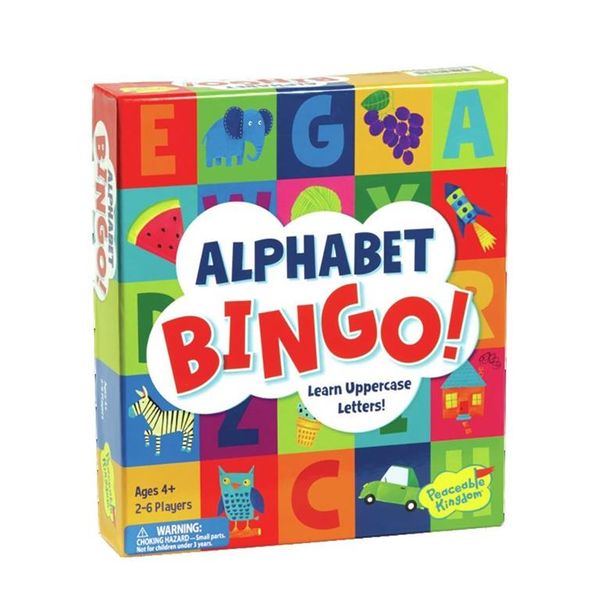 Peaceable Kingdom Alphabet Bingo