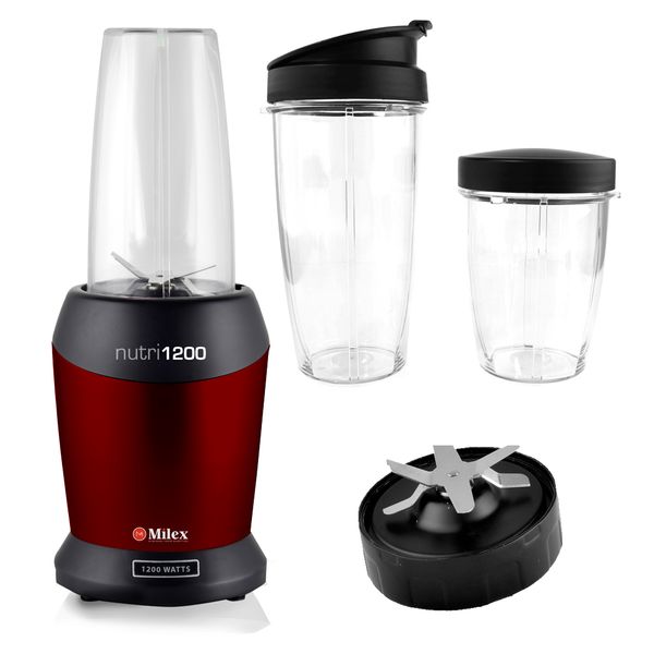 Milex - Nutri1200 8-in-1 Nutritional Blender - Red