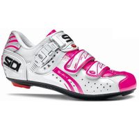 Fit Carbon Cycling Shoes - White/Pink 