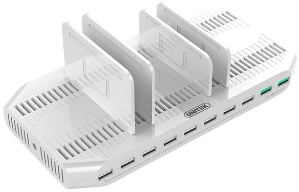 Unitek 10-Port USB 96W Charging Station QC3