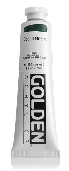 Golden Heavy Body Acrylic Paint - Cobalt Green