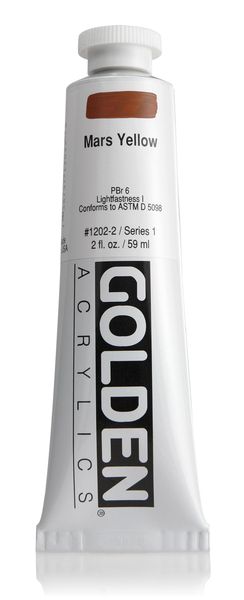 Golden Heavy Body Acrylic Paint - Mars Yellow