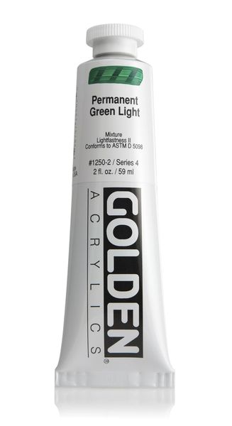Golden Heavy Acrylic Paint - Permanent Green Light
