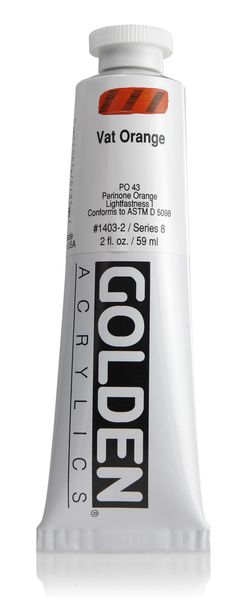 Golden HB Acrylic Paint - Vat Orange