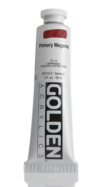Golden HB Acrylic Paint - Primary Magenta