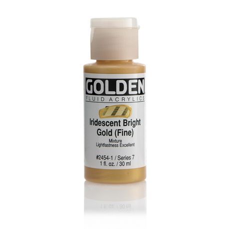 Golden Fluid Interference Acrylic Paint - Gold
