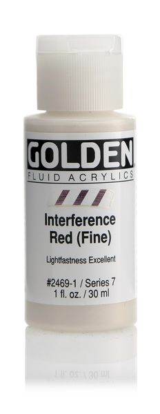 Golden Fluid Interference Acrylic Paint - Gold