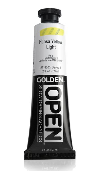 Golden Open Acrylic Paint - Hansa Yellow Light