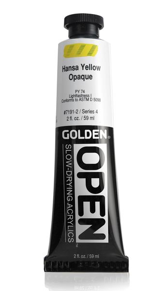 Golden Open Acrylic Paint - Hansa Yellow Opaque