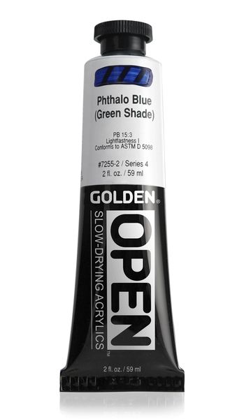Golden Open Acrylic Paint - Phthalo Green Blue Shade