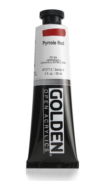 Golden Open Acrylic Paint - Phthalo Pyrrole Red