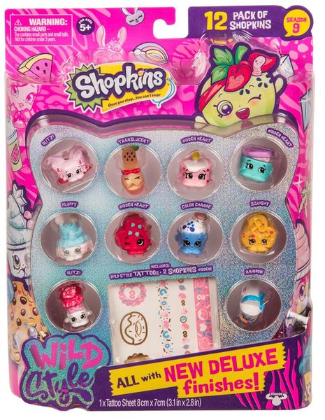 Shopkins 12 Pack - Wild Style (Blind box)