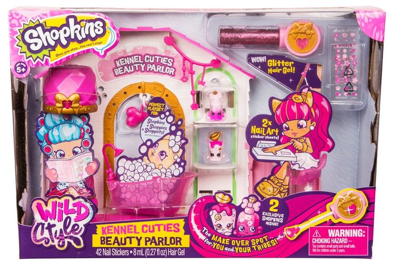 Shopkins Wild Style Playset - Kennel Cuties Beauty